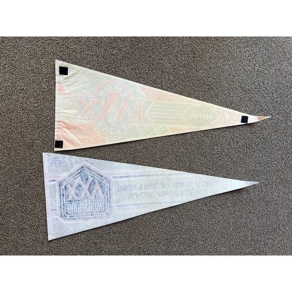 Vintage Superbowl Pennants - Superbowl XXV & XXVI - Picture 6 of 6